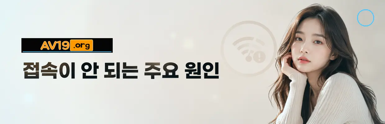 AV19 접속 오류가 발생하는 이유 확인 이미지