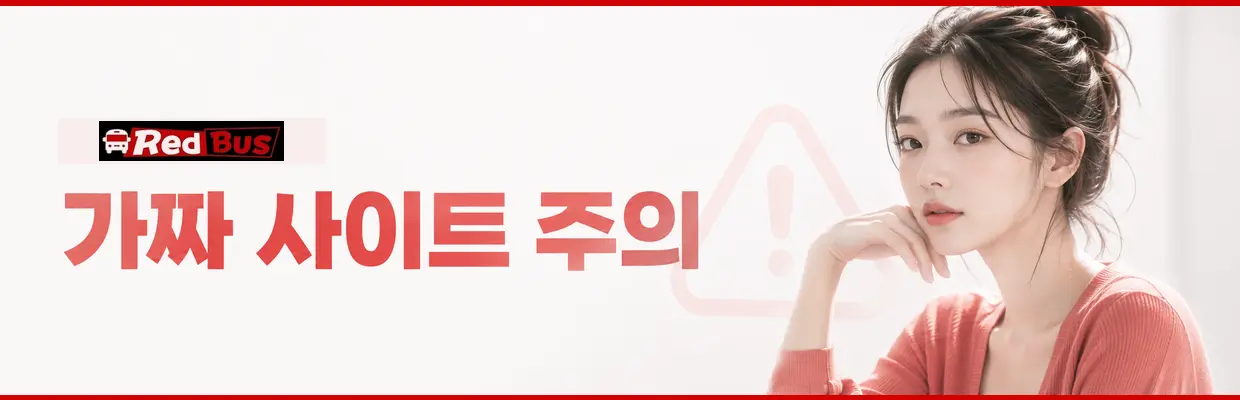 레드버스 유사 사이트와 구분하는 방법 확인 이미지